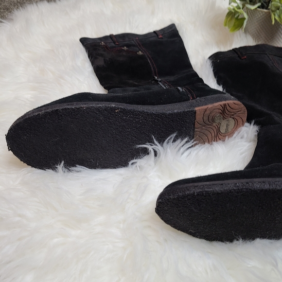 Camper Black Suede Twins Collection Boots - Picture 10 of 16